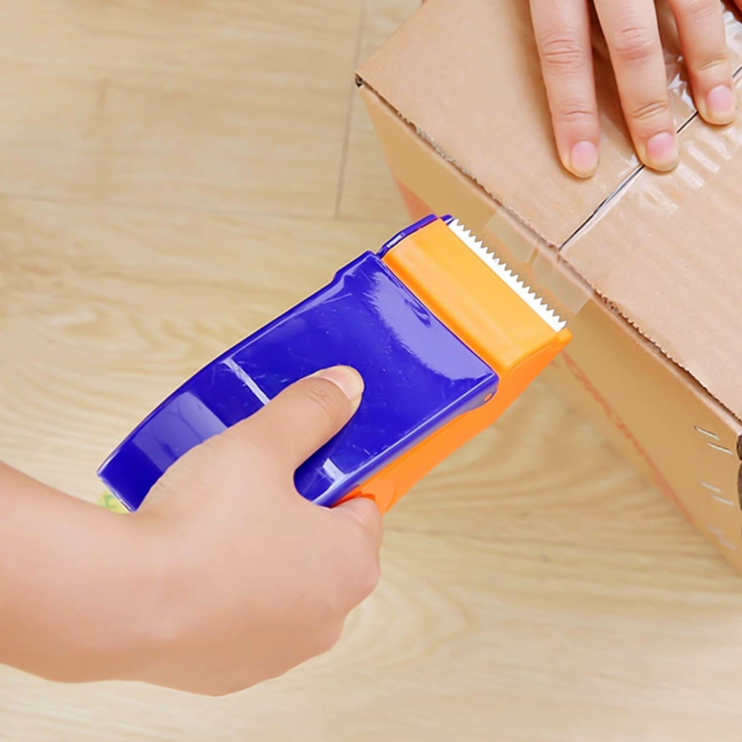 45mm Hand Tape Dispenser Packing Packaging Boxes Roll Roller Cutter